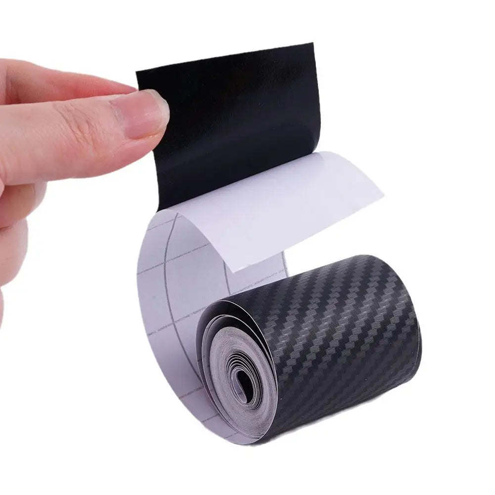 1/2/3PCS Nano Carbon Fiber Car Tape Car Door Edge Guards Side Mirror Anti-Scratch Collision Strip Waterproof Protector Film Tape
