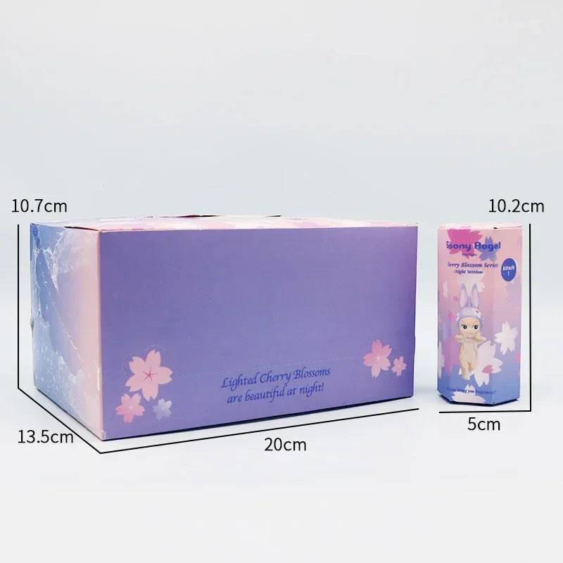 Smiski Cherry Blossom Stitch Series Blind Box Gift Mini Anime Figures Ornaments Dolls Fans Children Christmas Birthday Gift