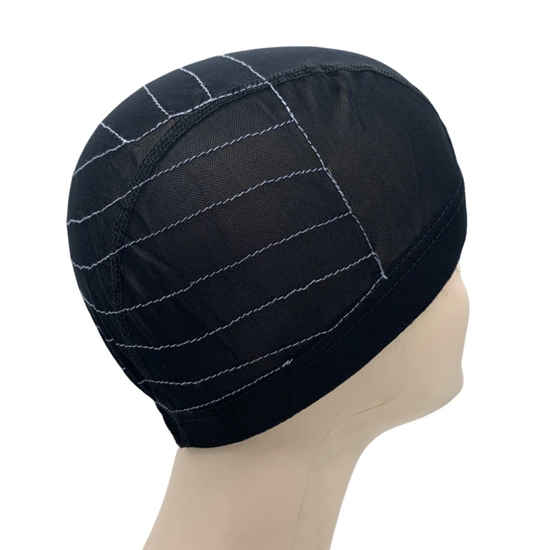 1PC Guideline Map Dome Cap Hair Styling Tools White Line Mesh Wig U Part Cap for Wig Making Closure 4X4/5X5/13X4/13X6 Options