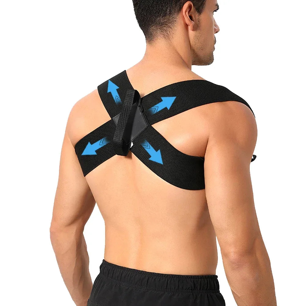 1Pcs Adjustable Posture Corrector for Men Women - Upper Back Spine, Neck, Shoulder & Clavicle Orthopedic Brace - for Bad Posture