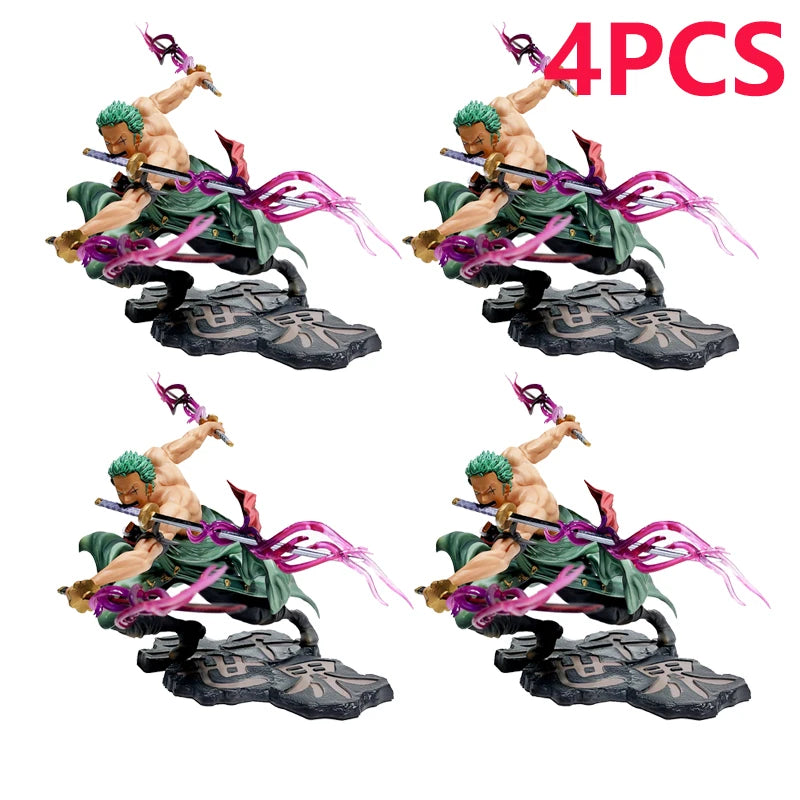 New One Piece Luffy Figure Roronoa Zoro Three-Blade Sa-Maximum Manga Anime Statue PVC Action Collection Model Toys For Children