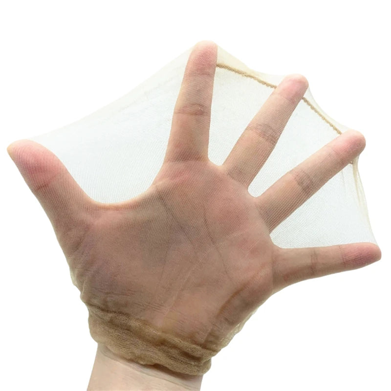 1/5/10 Pack Transparent HD Wig Caps Invisible Sheer Breathable Ultra-Thin Stretchy Stocking Caps for Lace Front Wigs