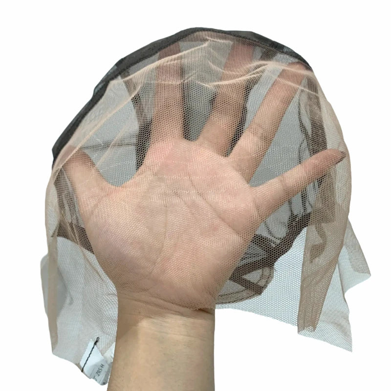 1PC 13X6 Front Lace Wigs Cap For Making Human Hair Wigs Closure Transparent Invisible Hair Net Wig Accessories Bonnet Perruque
