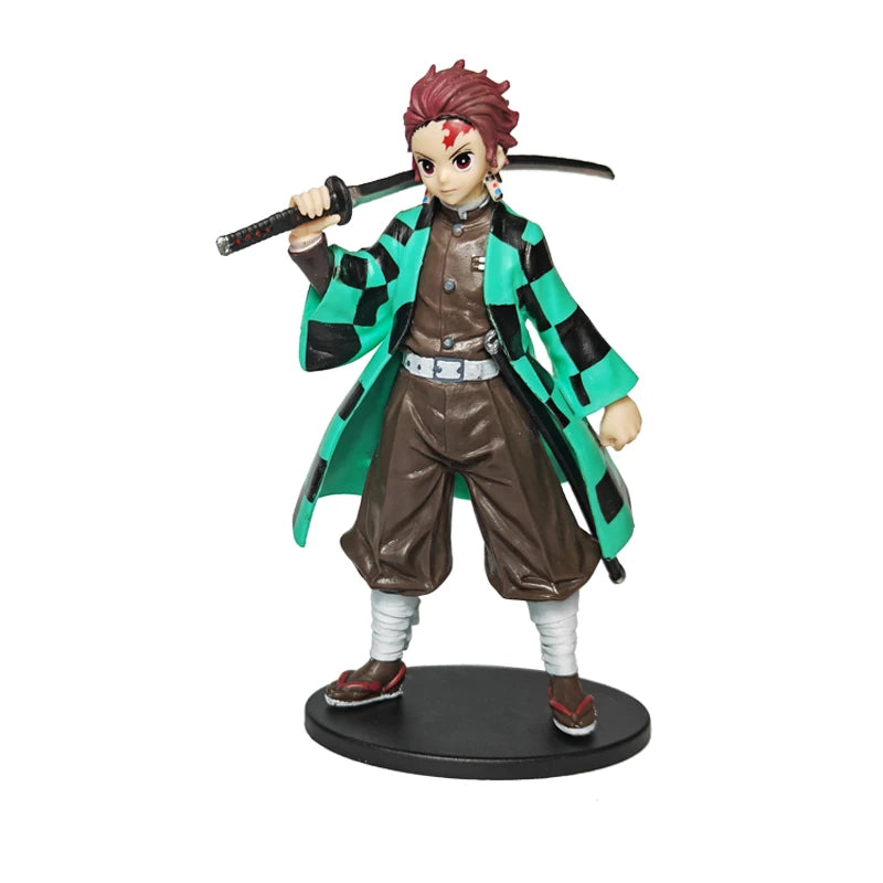 Figurine Demon Slayer Figure Kamado Tanjirou Action Figura Anime Agatsuma Zenitsu Nezuko Warrior No Yaiba Kimetsu PVC Model Toys