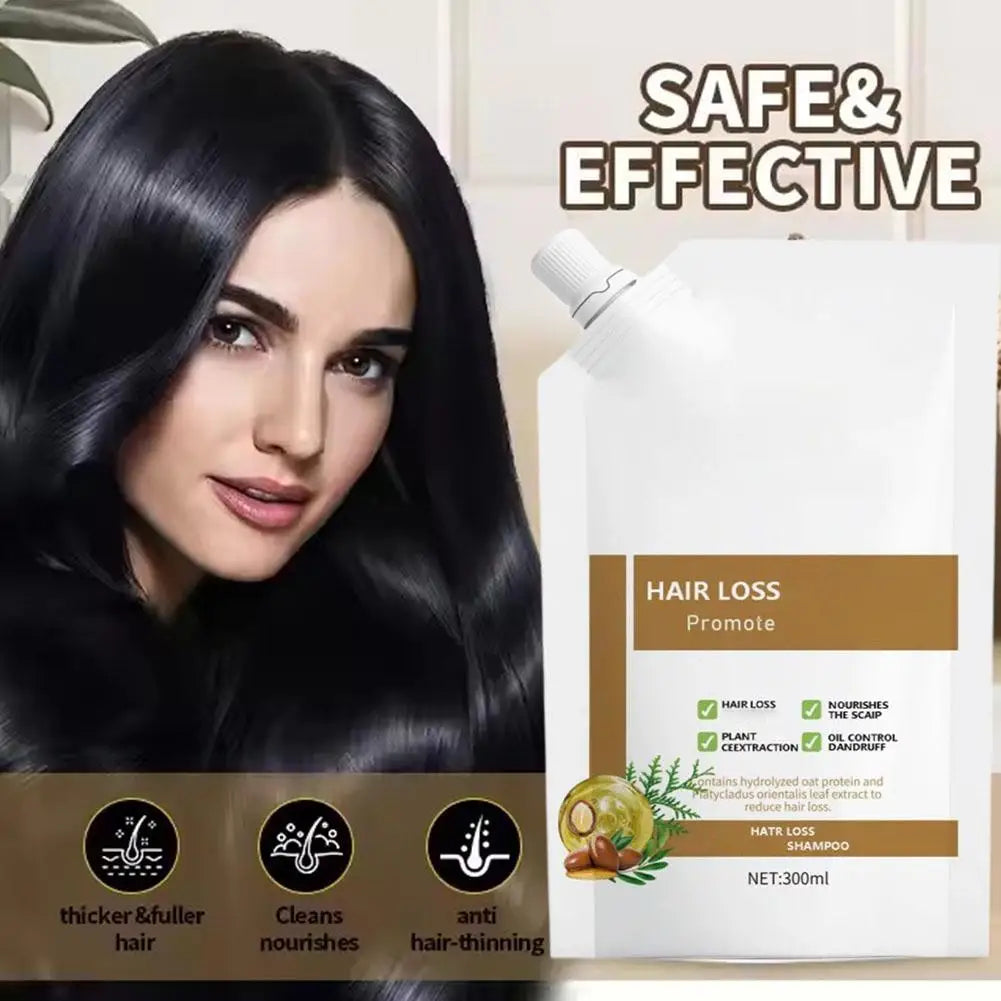 Anti-Fall Shampoo - Nourishes Scalp & Strengthens Hair for Shiny, Healthy Looking Locks with Gentle Cleansing 300ml