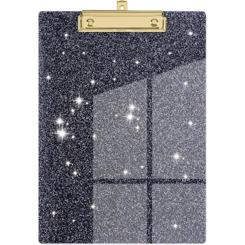 2pcs Glitter Acrylic Office File Clipboard Student Supplies Meeting Minutes Doctor Nurse Writing Pad Pad Perfect