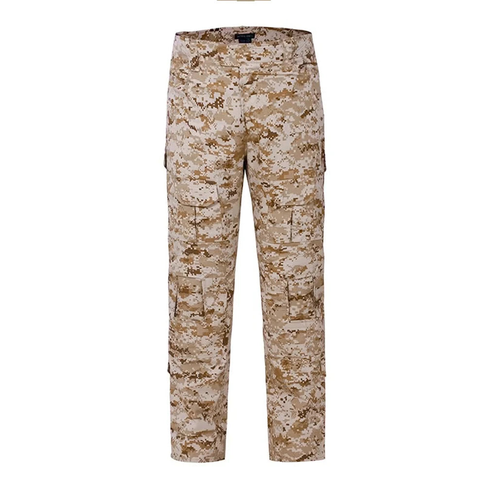 Tactical Camouflage Pants Outdoor Hunting Training Suit Combat Pants Ripstop Cargo Pants Men's Working Clothing Hiking Trousers