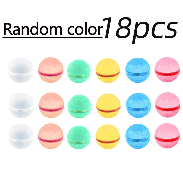 Swimming Pool Magnetic Reusable Water Balloons Refillable Water Balloon Quick Fill Self Sealing Water Bomb Splash Balls for Kids