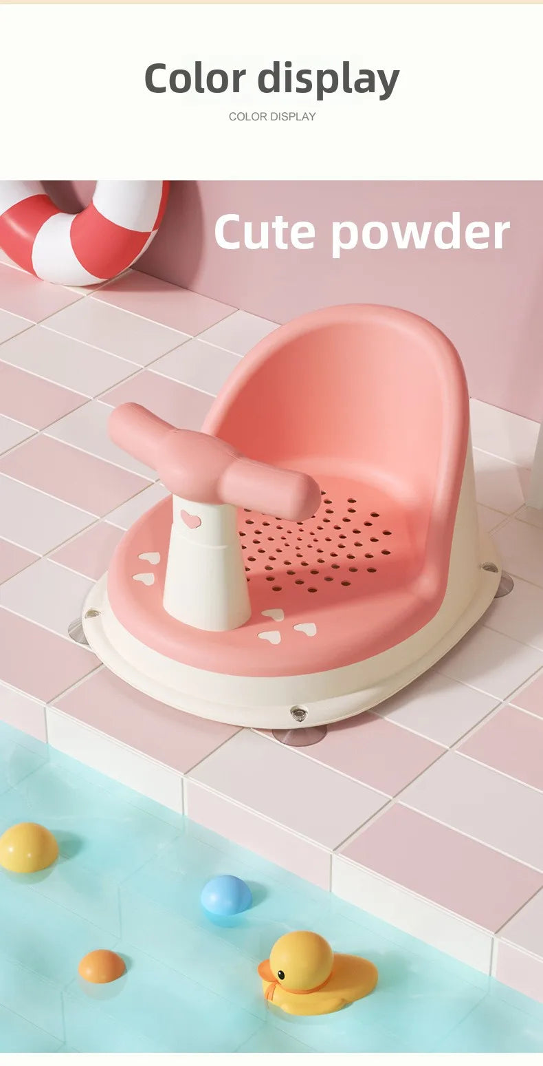 Baby bath seat kidsbathhandy gadgetbath stool can sit baby bath chair bathtub bracket non-slip bath stool