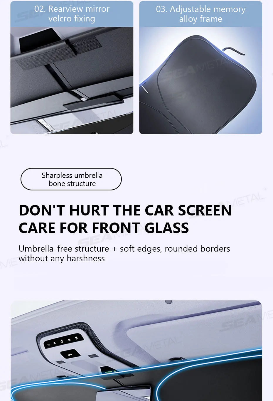BLALION Folding Car Front Windshield Sun Shade Cover Visor Protector Interior Anti UV Sun Windscreen Parasol Auto Accessories