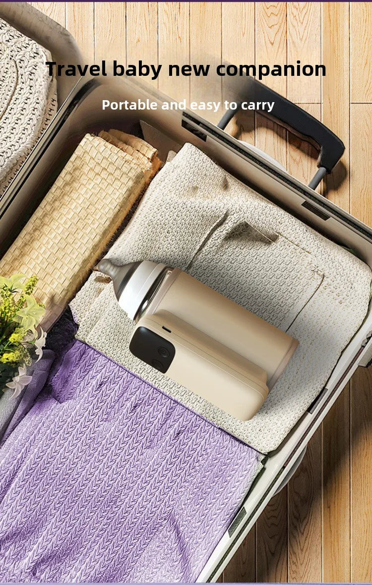 Wireless heating bottle thermos sleeve for winter hot milk and night milk artifact portable USB bottle warmer