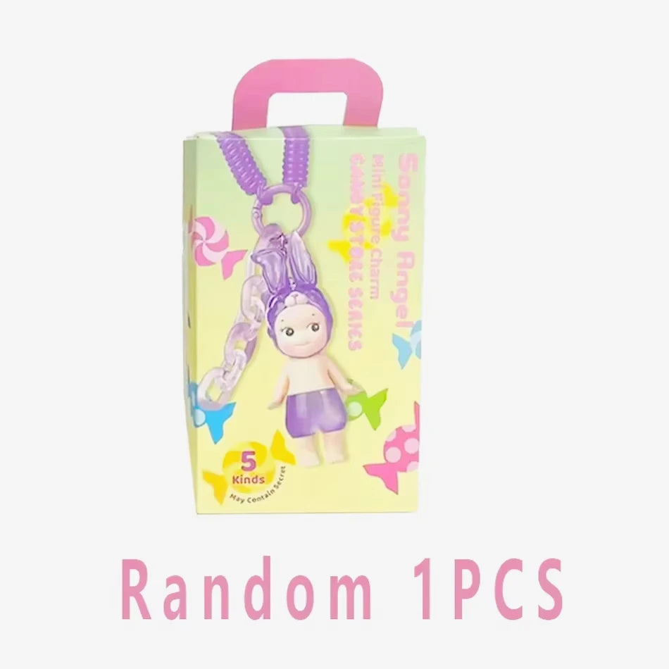 Smiski Cherry Blossom Stitch Series Blind Box Gift Mini Anime Figures Ornaments Dolls Fans Children Christmas Birthday Gift