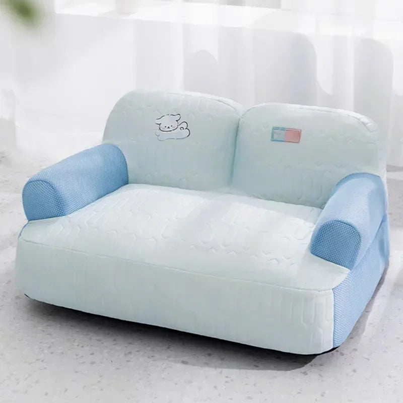 Cats Beds Summer Cooling Pet Bed Kitten Cushions Goods Houses Dog Mat Basket Accessory House Habitats Accessories PuppyThings