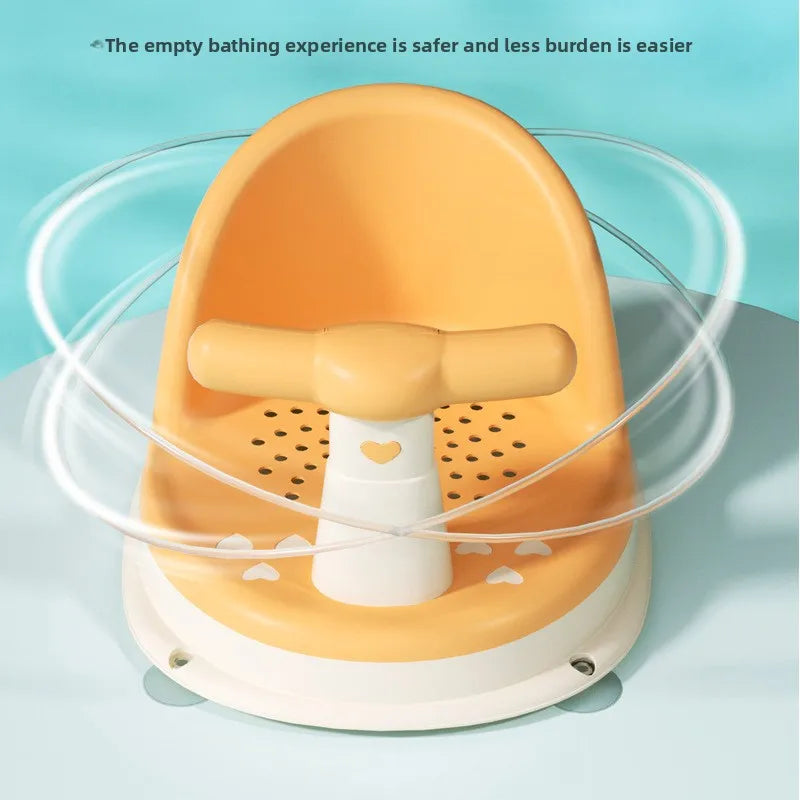 Baby bath seat kidsbathhandy gadgetbath stool can sit baby bath chair bathtub bracket non-slip bath stool