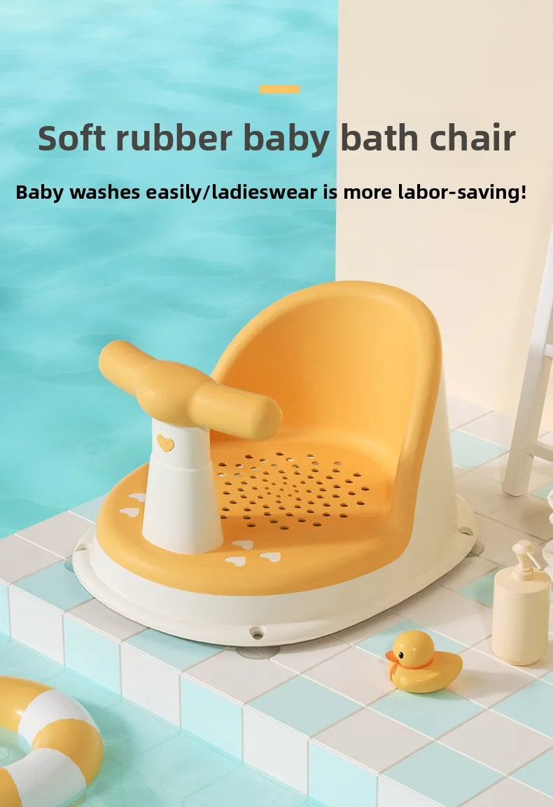Baby bath seat kidsbathhandy gadgetbath stool can sit baby bath chair bathtub bracket non-slip bath stool
