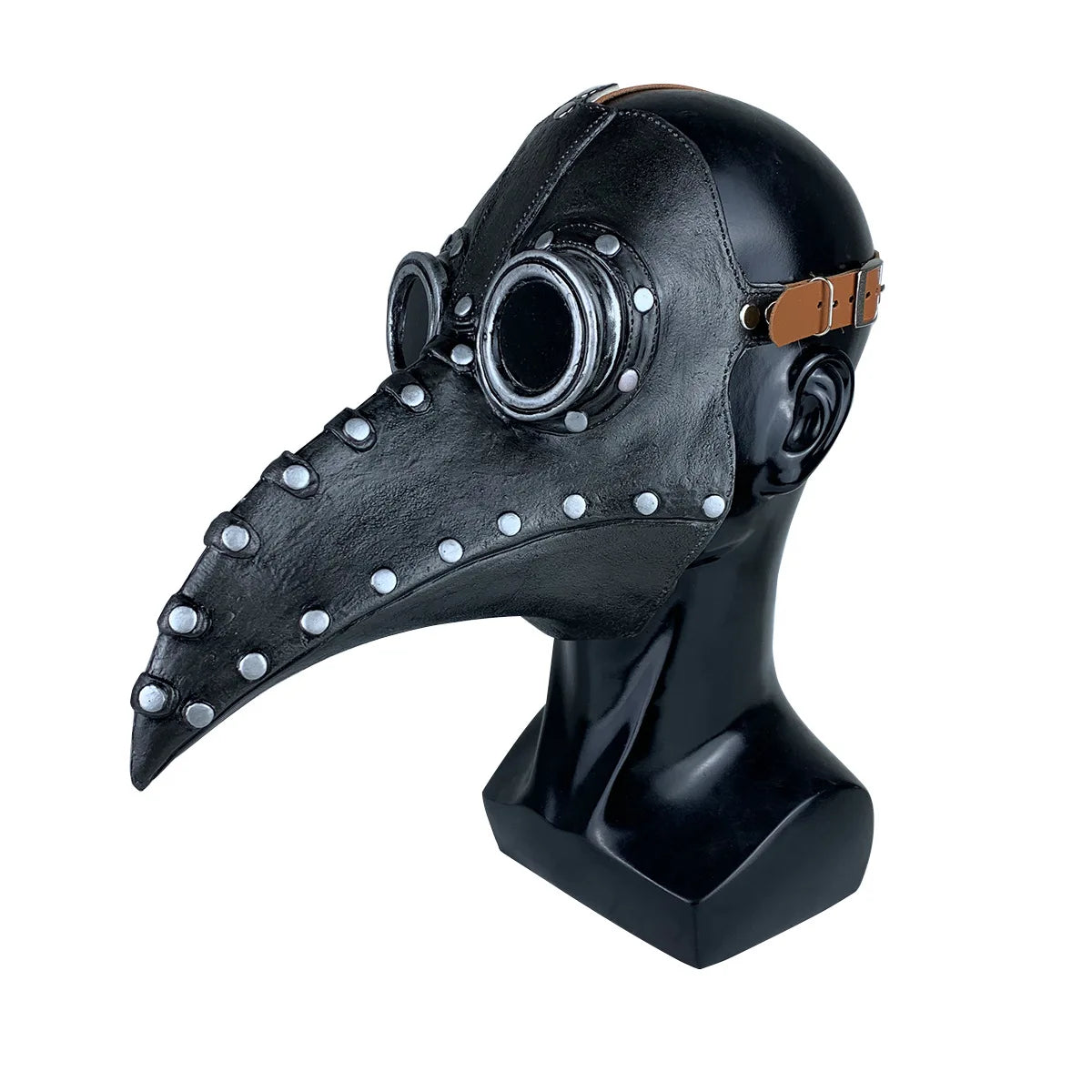 Steampunk Plague Doctor Mask Long Nose Bird Beak Leather Masks Cosplay Party Masquerade Halloween Carnival Costume Props