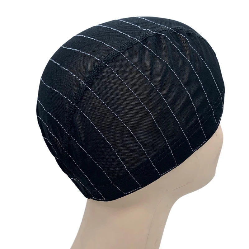 1PC Guideline Map Dome Cap Hair Styling Tools White Line Mesh Wig U Part Cap for Wig Making Closure 4X4/5X5/13X4/13X6 Options