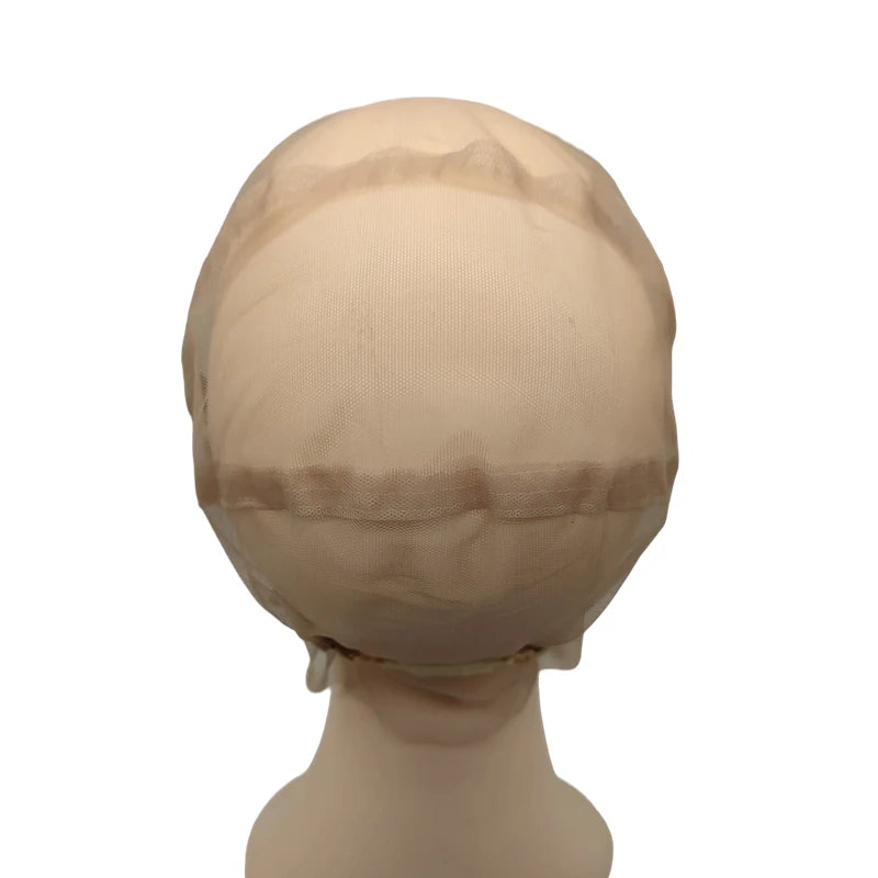 Full lace 360 cap braiding front lace cap to make wig human hair lace frontal wig large cap Adjustable Stretch