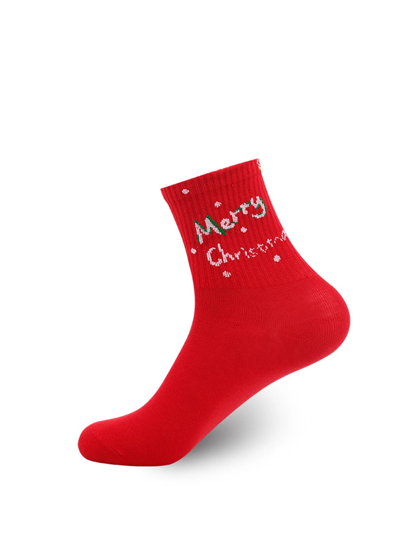 5 Pairs Cartoon Christmas Socks Merry Christmas Gifts Xmas Happy New Year Supplies Snowman Elk Socks Women