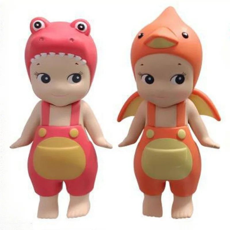 Novo dinossauro série hippers colheita bonito hippie boneca na moda carro ornamentos do telefone móvel bolinhos brinq