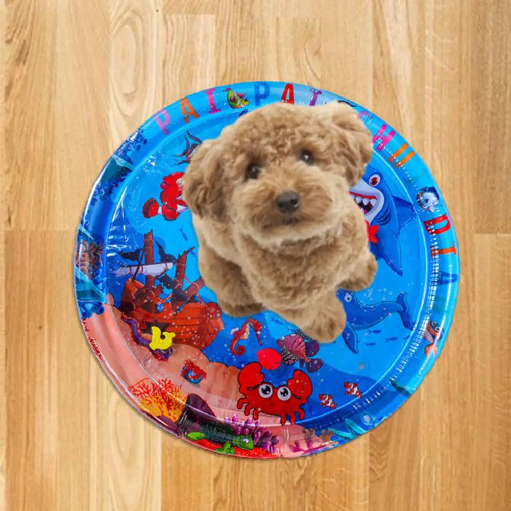 Sensory Water Mat Thickened Sensor Play Water Sensor Cat Mat Pet Supplies Cleaning Cooling Mat Summer Cat Pets Accessorie