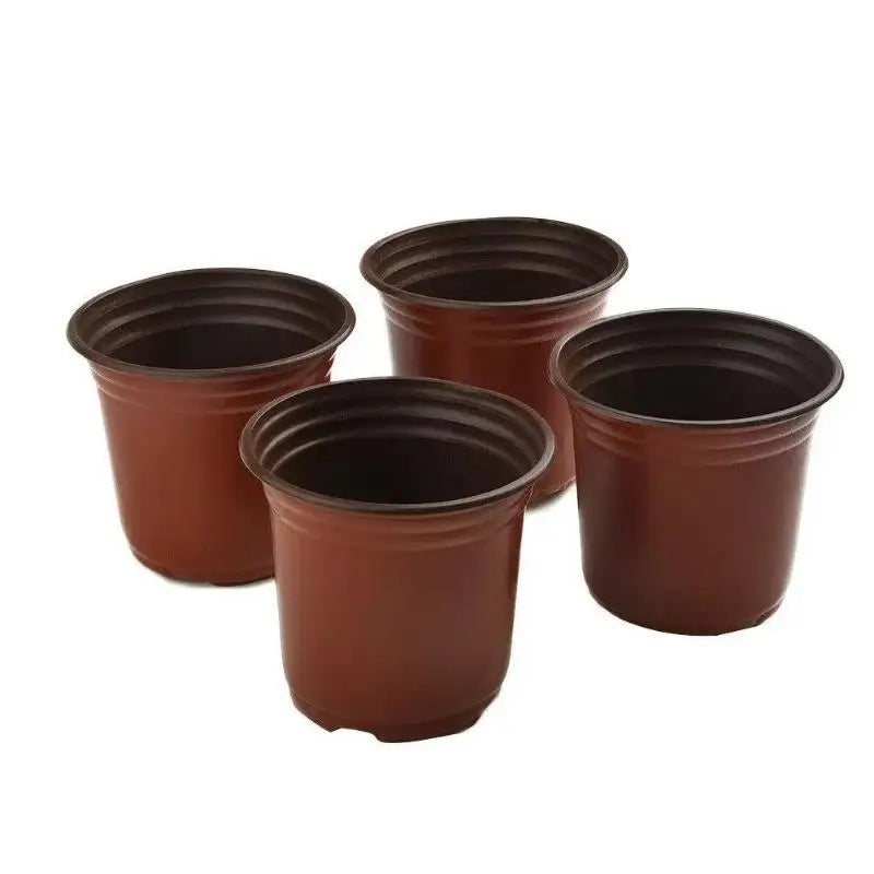20pcs 110mm Grow Box Vegetable Seedling Growing Pot Fall Resistant Tray for Home Garden Plant Pot Nursery Flower Pots