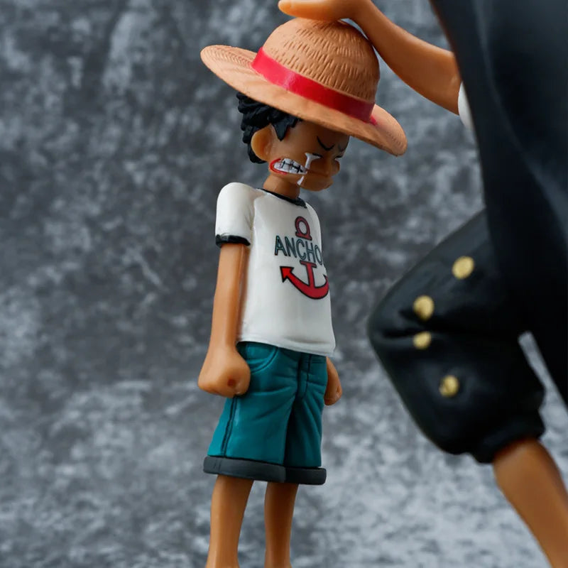18cm One Piece Anime Figure toy Four Emperors Shanks Straw Hat Luffy Action Figure Sabo Ace Sanji Roronoa Zoro Figurine