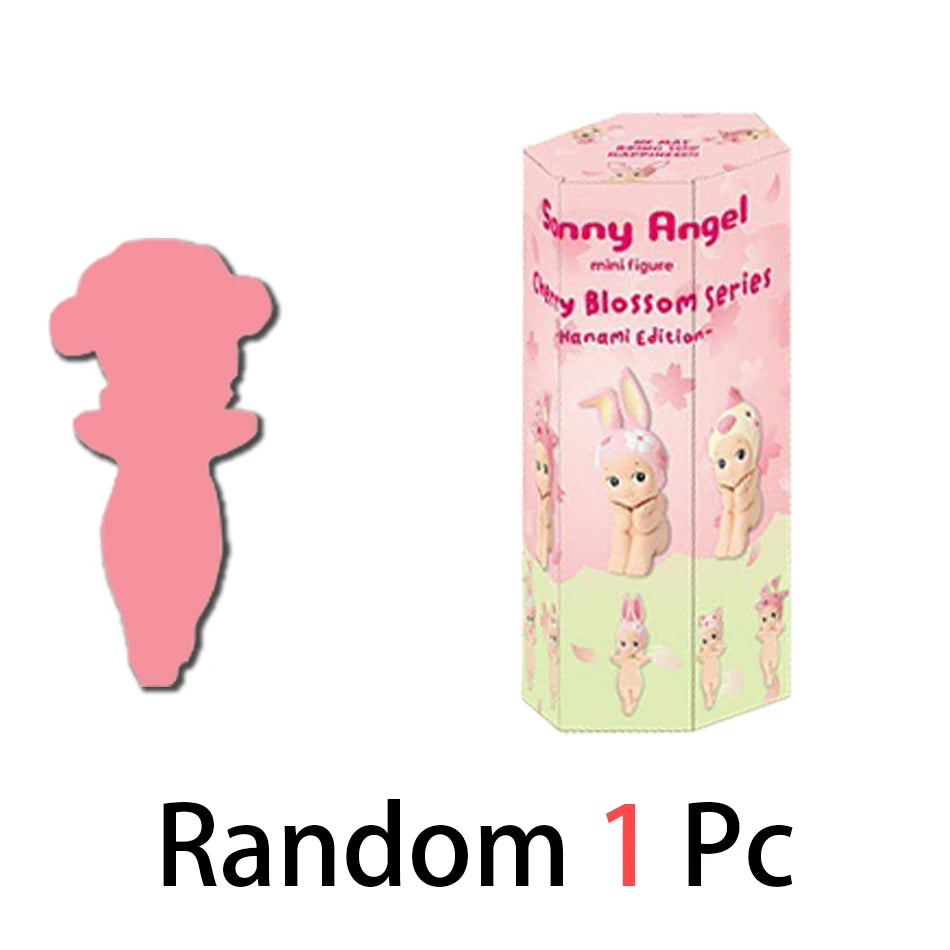 2025 new Cherry Blossom Hanami Series Blind Box Collect Mini Figure Cute Sakura Desktop Decor Kid Birthday Gift