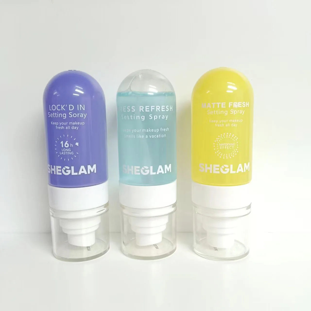 SHEGLAM Makeup Set-Hydrating Primer Glue Pre-Makeup Gel, Matte Oil Control Setting Spary, Liquid Blush, Contouring, Makeup