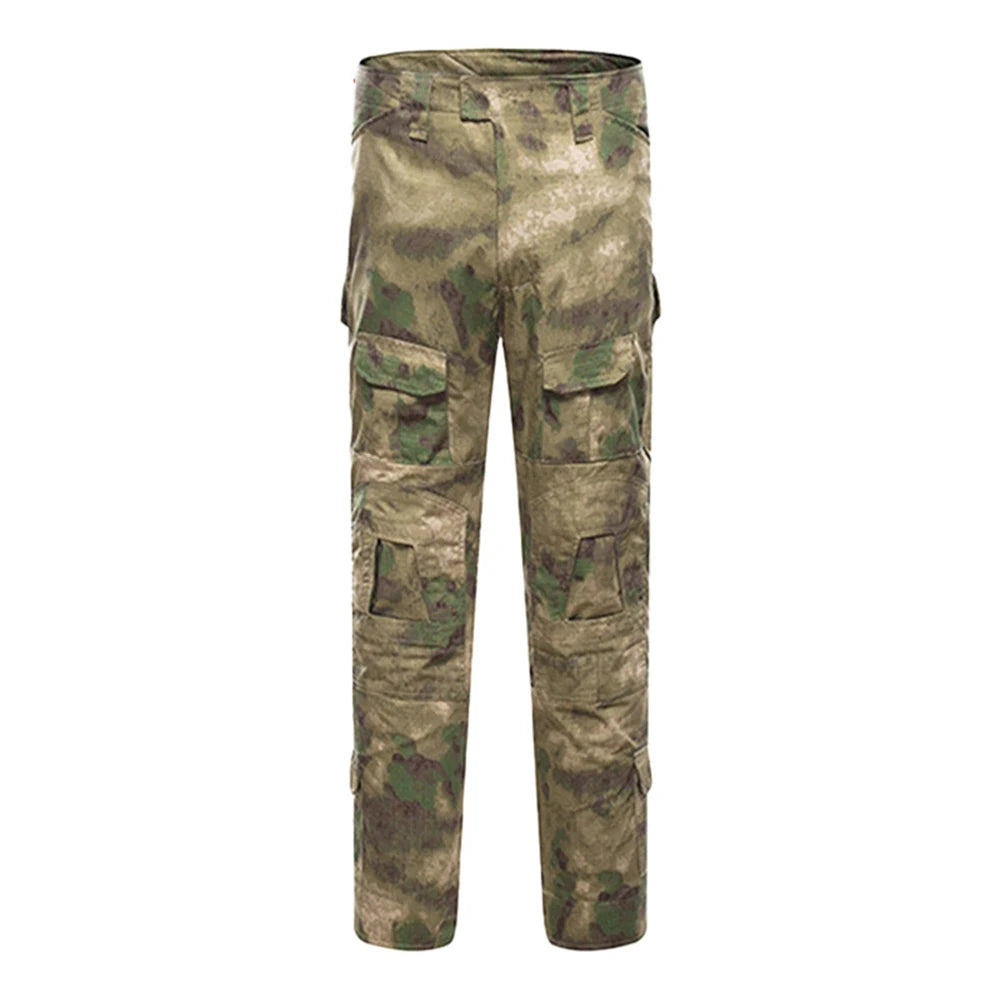 Tactical Camouflage Pants Outdoor Hunting Training Suit Combat Pants Ripstop Cargo Pants Men's Working Clothing Hiking Trousers