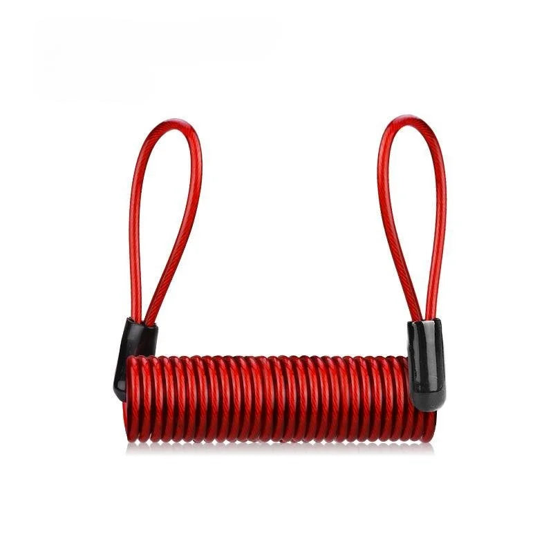 BLALION 120-150cm Safety Disc Brake Anti-theft Security Reminder Motorcycle Alarm Bold Spring Cable Helmet Wire Bike Lock Rope