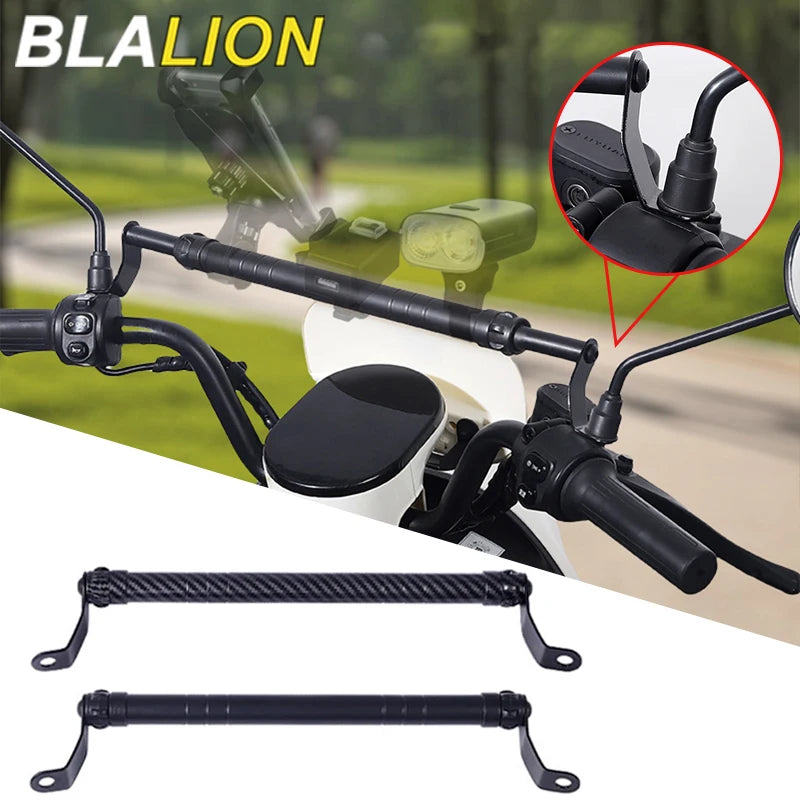 BLALION Motorcycle Handlebar Cross Bar Reinforced Thick Handlebar Pull Rod Front Balance Bar Reinforced Moto Modifiable Parts