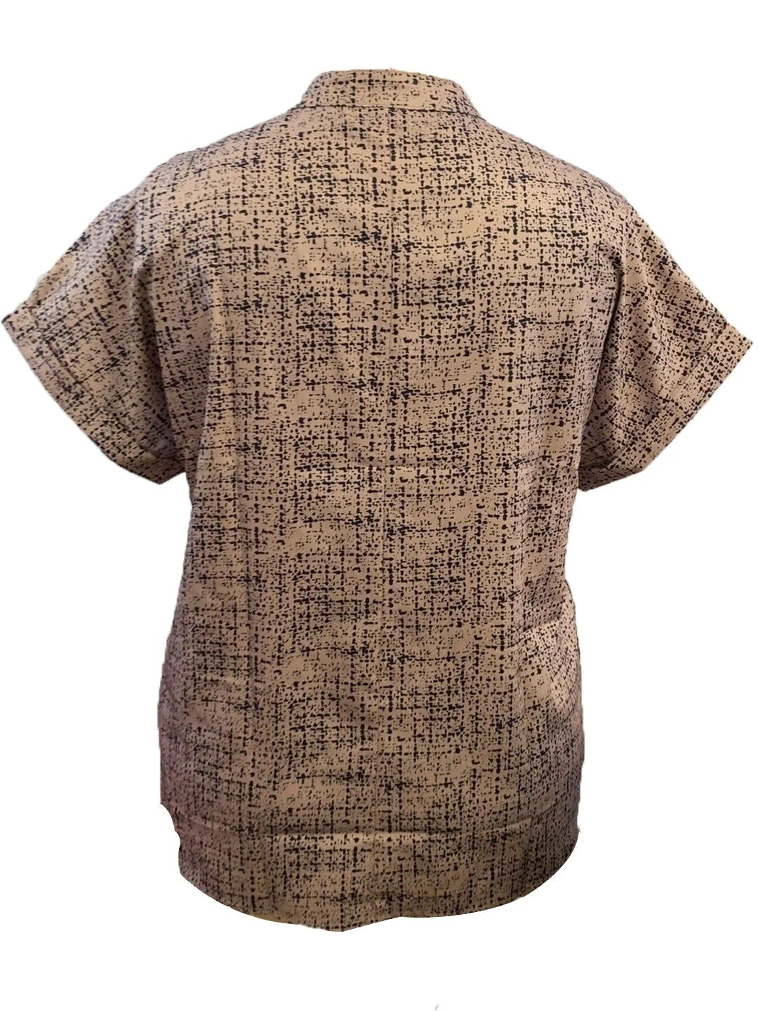 Plus Size Women's 1XL-5XL Casual V Neck Printing T-Shirt Top Elegant Blouse Women Short Sleeve Shirts
