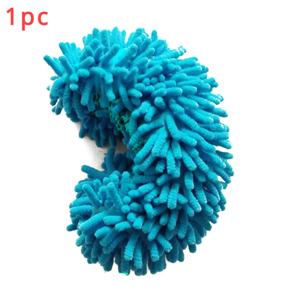 Floor Dust Cleaning Slippers Shoes No Color Fading Convenient Floor Slipper Set Household Accessories Cleaning Products Cloth