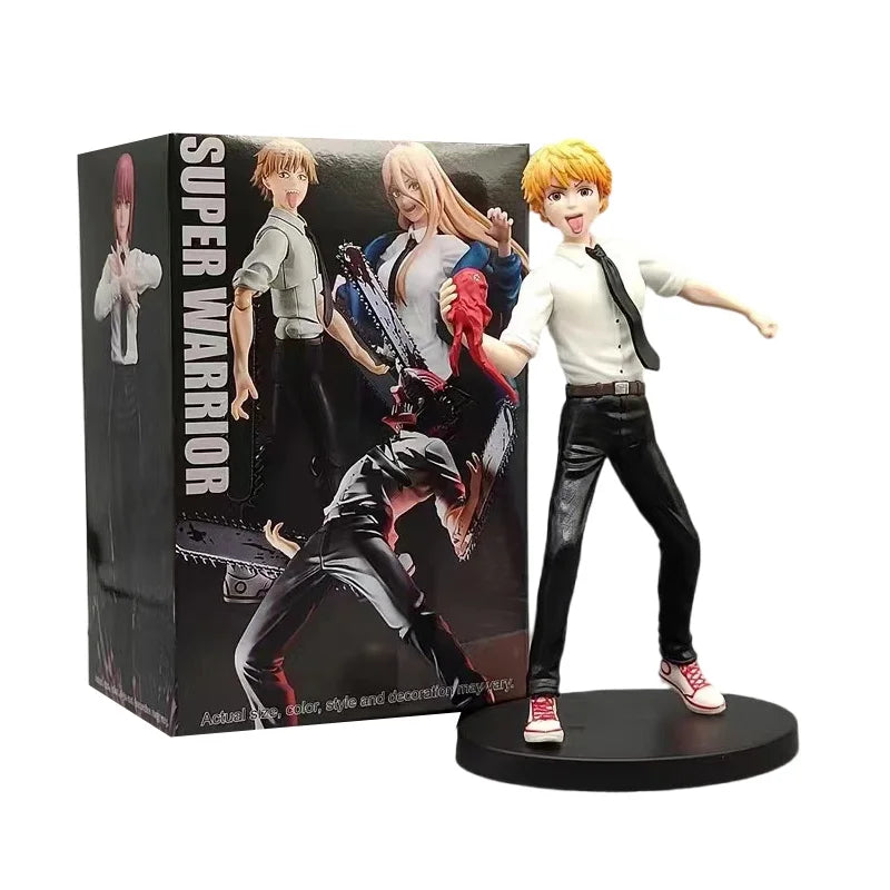 18cm Chainsaw Man Denji Anime Figure Denji/Power Action Figure Chainsaw Man Denji Figurine Adult Collectible Model Doll Toy