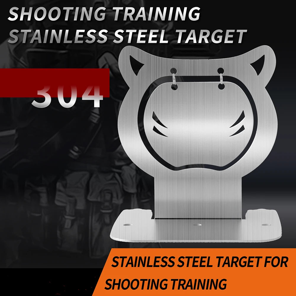 Tactical Stainless Steel Shooting Target Aluminum Alloy Training Shooting Targets Hunting Accessories