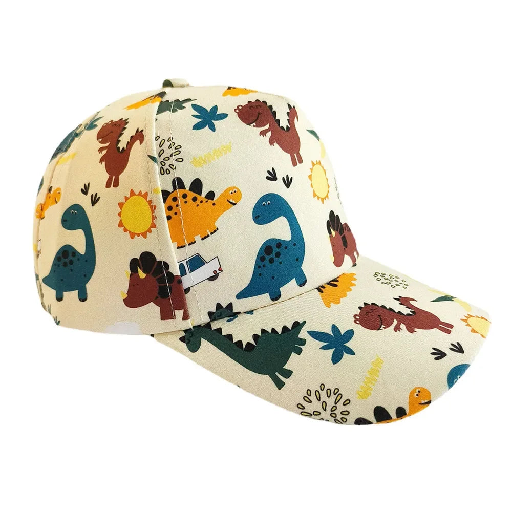 New Cartoon Summer Baby Sun Hat Kids Visor Cap for Boys Girls Travel Baby Baseball Cap Children Beach Sun Cap Accessories