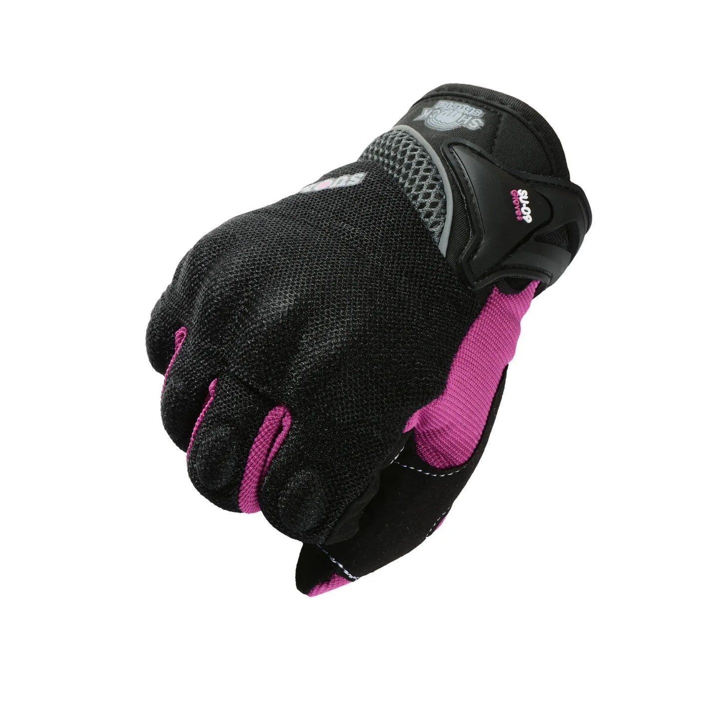 SUOMY Women Motorcycle Gloves Summer Breathable Motorbike Racing Gloves Lady Pink/Purple Motocross Gloves Touch Function