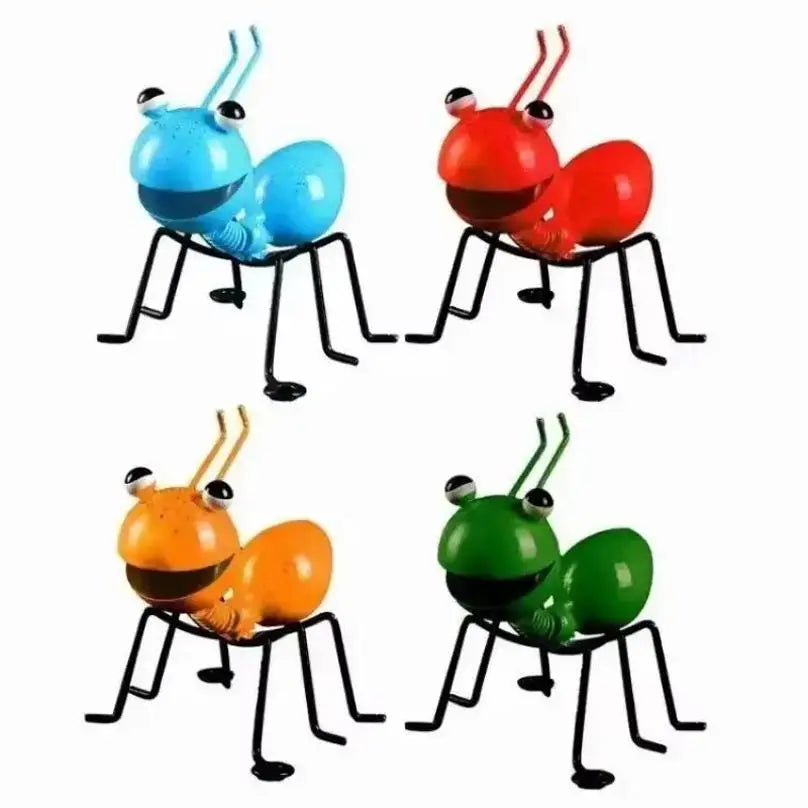 1 Pcs Creative Animal Crafts Home Decoration Crafts Iron Art Metal Ant Wall Hanging Crafts Outdoor Garden Cute Bionic Gift