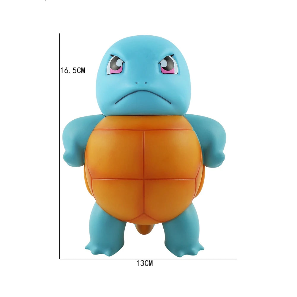 16cm Pokemon Anime Figure Toys Cubone Pikachu Squirtle PVC Action Figure Game Statue Model Kids Toys Doll Desk Decorations Gifts