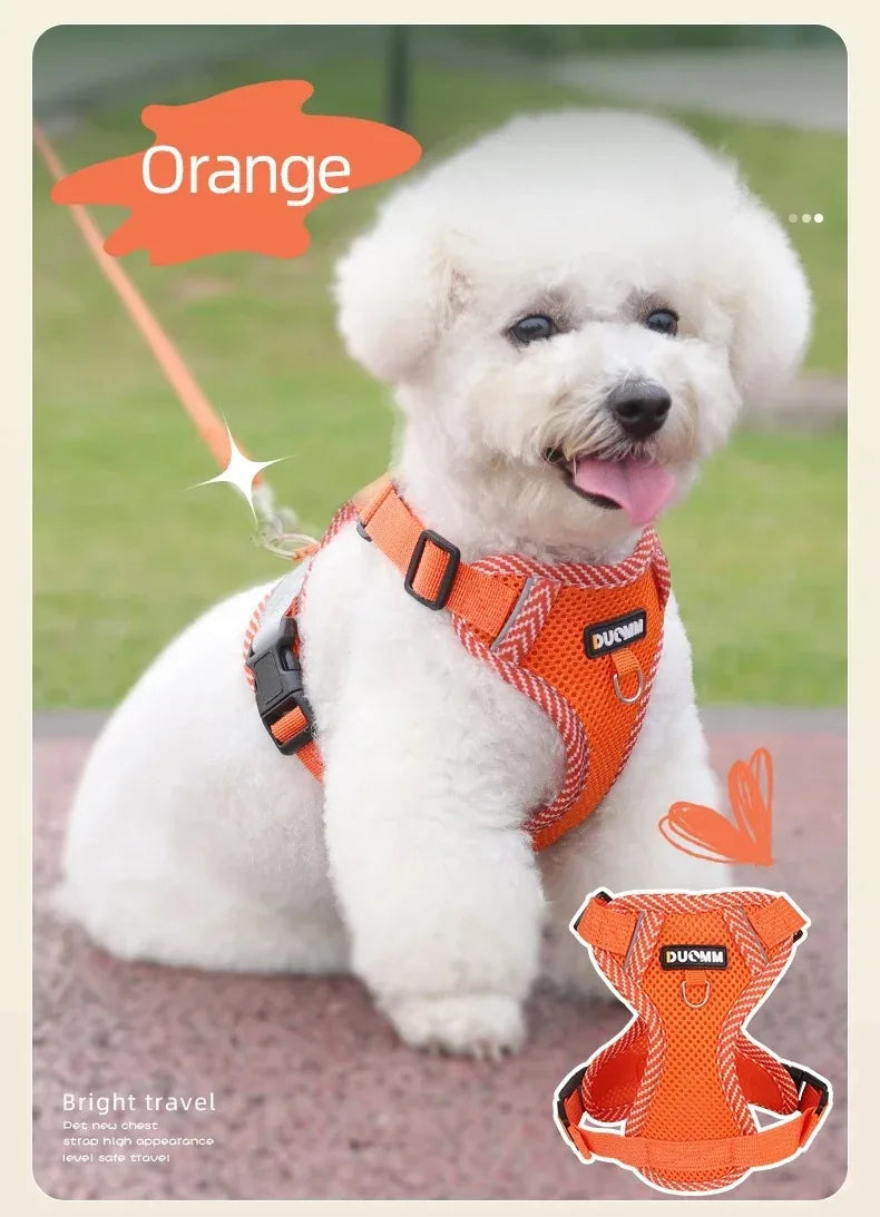 Pet Supplies Chest Strap Collars Dog Harness Collar for Cats Accessories Pets Dogs Products Small Tactical Vest Puppy Leash