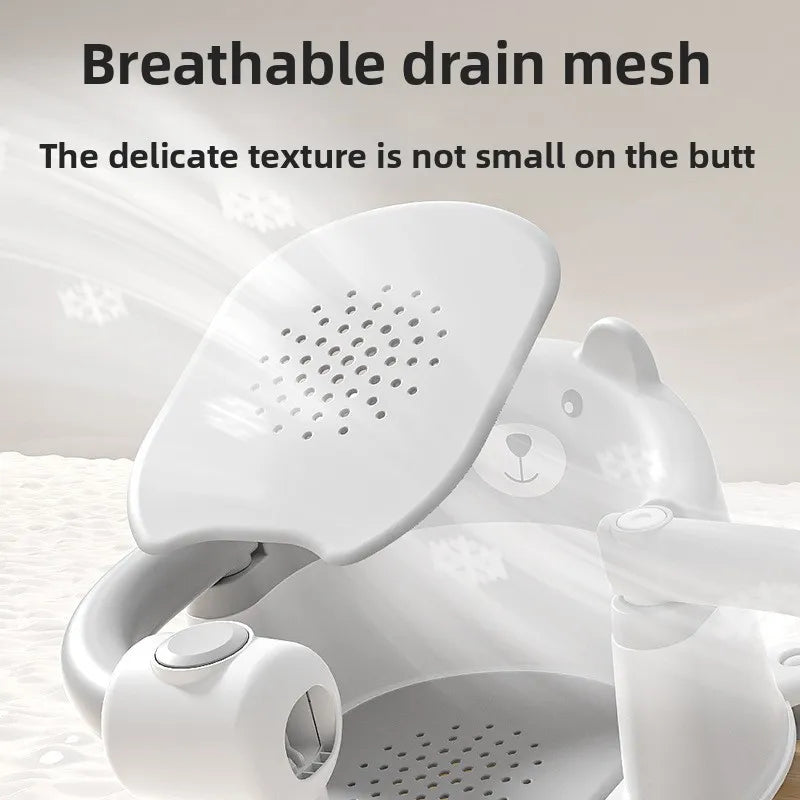 Baby bath seat baby bath handy gadget lying support newborn baby bath basin seat non-slip bath stool bath stool