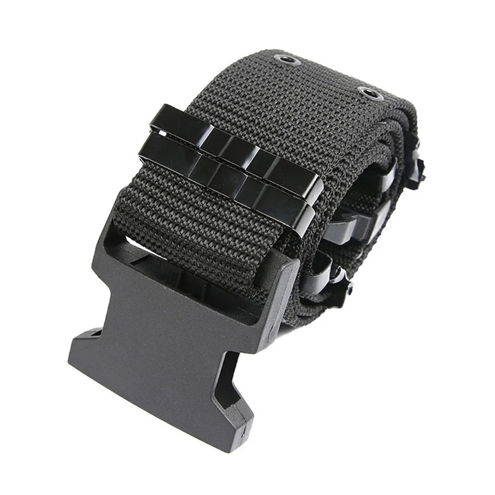 Tactical Quick Release Belt Outdoor Sport Men's Oxford Cloth Belt Hunting Multi Function Combat Belt