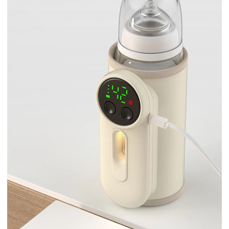 bottle insulation cover neutral constant temperature warm milk cover wireless heating portable battery storage milk warmer