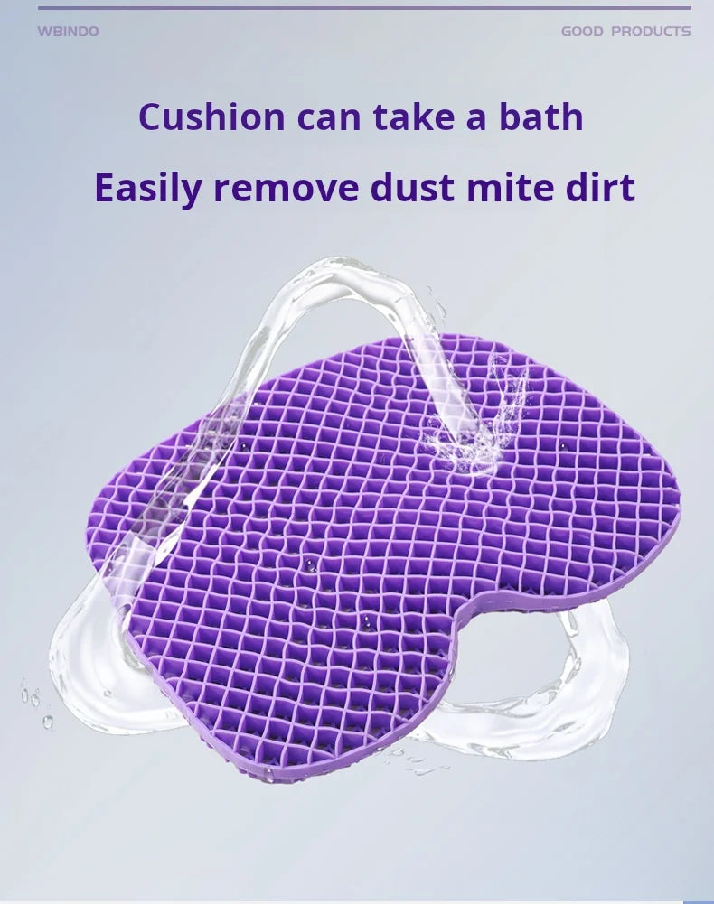 Cushion honeycomb gel summer sitting seat cushion office car seat cushion summer breathable cold pad