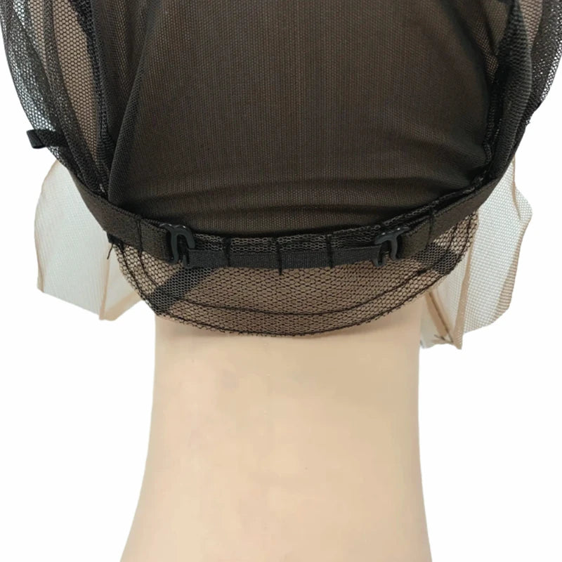 1PC 13X6 Front Lace Wigs Cap For Making Human Hair Wigs Closure Transparent Invisible Hair Net Wig Accessories Bonnet Perruque