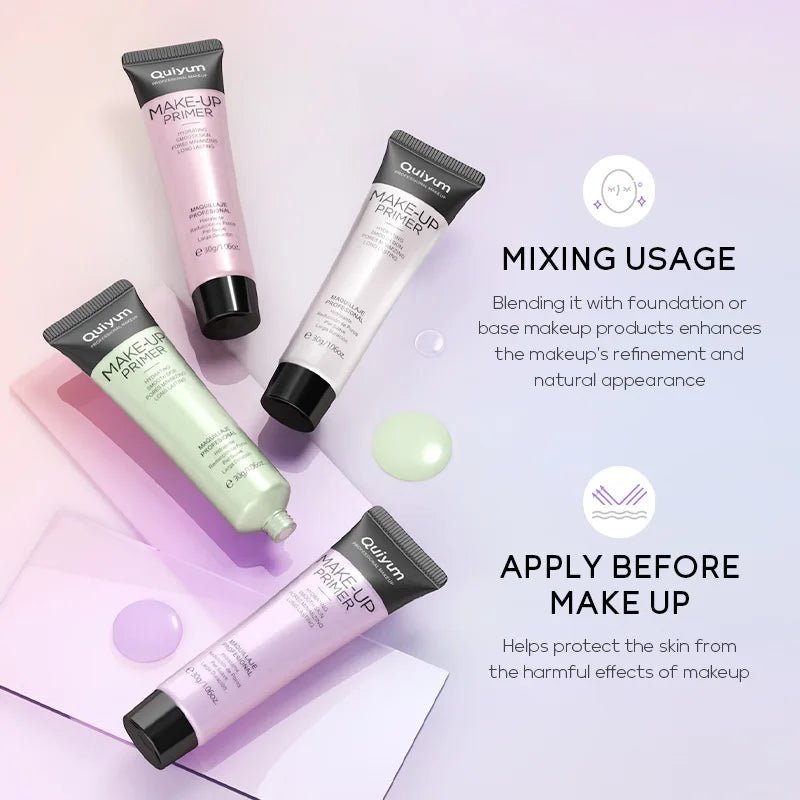 Base Makeup Facial Moisturizing Primer Moisturizing Primer Invisible Pores Smoothing Fine Lines Brightening Moisturizing