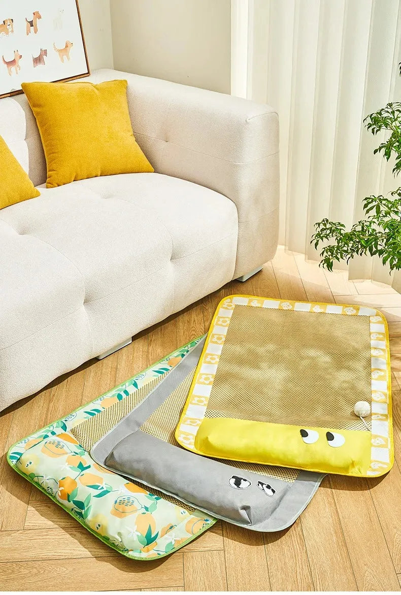Summer Cooling Pet Bed Cats House Accessories Puppy Products Dog Mat Things Houses and Habitats Beds Accessory All Supplies