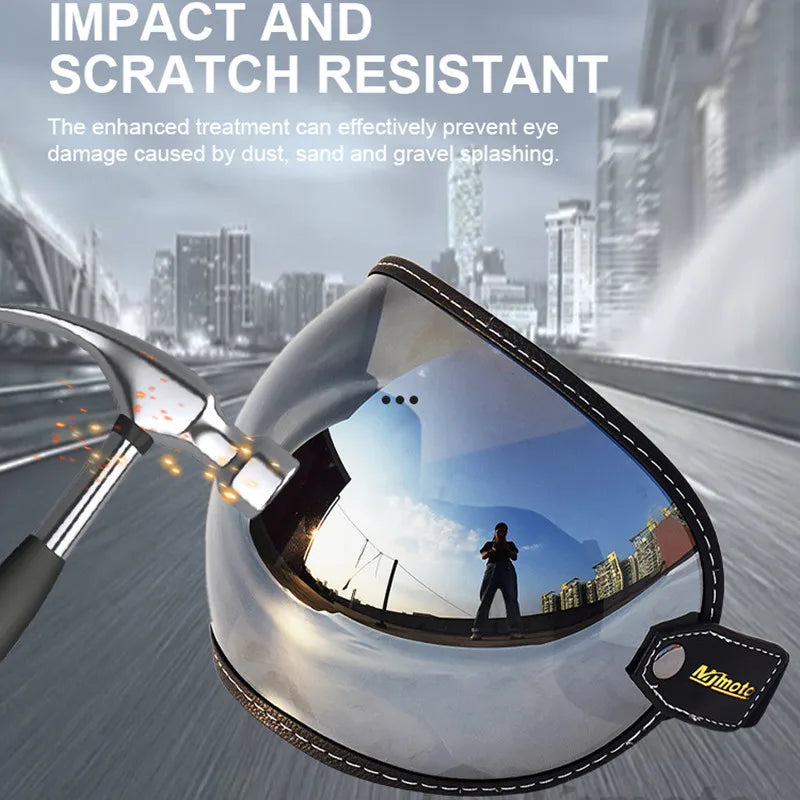 Universal Sun Visors For Motorcycle Helmet Open Face 3/4 Helmet Bubble Visor Anti-UV Motorbike Glasses Windproof Motocross Lens