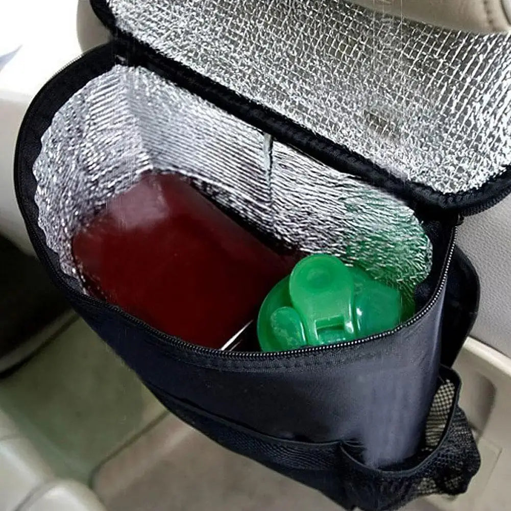 Car Back Seat Organizer Storage Bag Car Hanging Bag Multi-Pocket Auto Car Storage Tissue Box Car-styling Cool Wrap Bottle